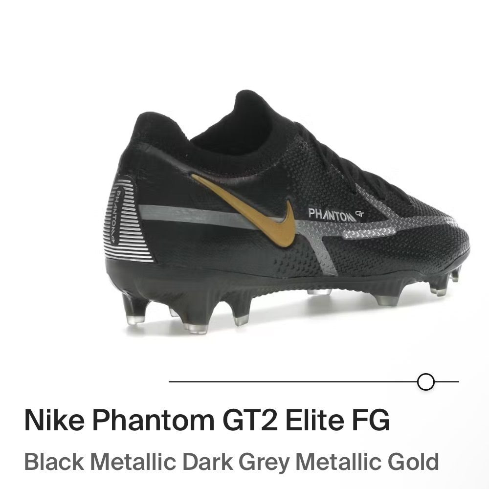 *SOLD OUT*Nike Phantom GT2 Elite FG Soccer Cleats -Unisex 💛🖤{SOLD OUT}